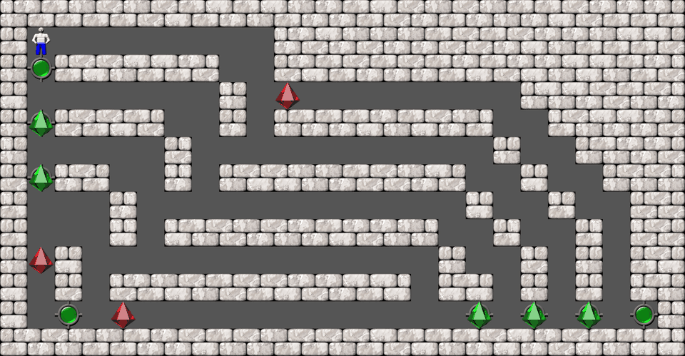 Sokoban Bugs550 collection level 458